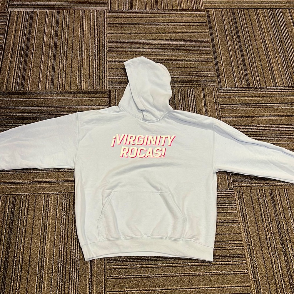 DANNY DUNCAN VIRGINITY ROCKS “!VIRGINITY ROCAS!” BLUE HOODIE